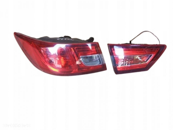 RENAULT CLIO 4 IV LAMPA TYLNA lewa narożnik klapa + WKŁAD - KOMPLETNA CAŁA