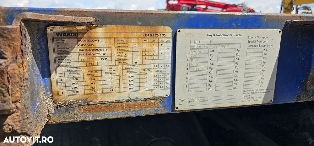 Nooteboom 4 axe Trailer extensibil - 3