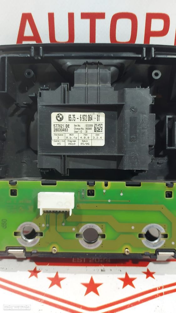 Plafonier Luz Luzes Interior Teto Tejadilho Frente Frontal Central BMW Série 1 E87 Série 3 E90 Original - 3