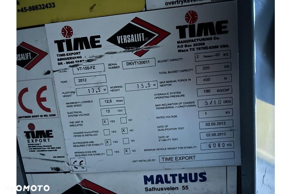 MAN TGL8.180 4X2 EURO5 + VERSALIFT VT-155-FZ - 13