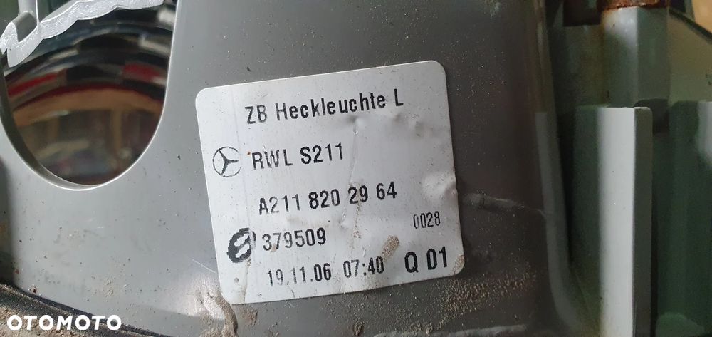 Lampa lewy tył tylna lewa Mercedes E-Klasa W211 Lift Kombi A2118202964 - 7