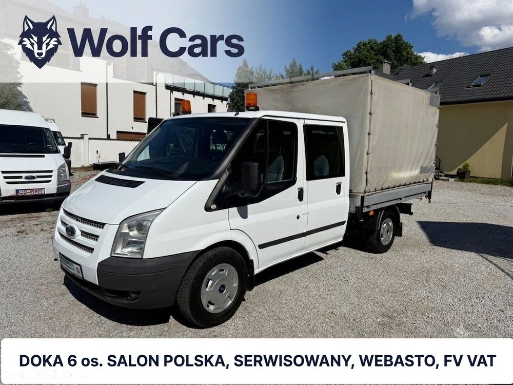Ford Transit Doka Brygadowy Załogowy Skrzynia Plandeka 6 os. 2.2 TDCI 125KM Webasto - 1