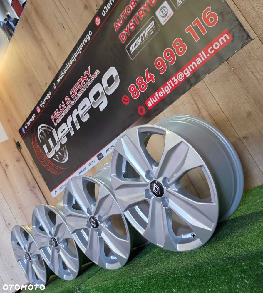 Nowe oryginalne alufelgi RENAULT 16x4x100 - Captur, Clio, Megane Scenic Twingo ZOE - 6