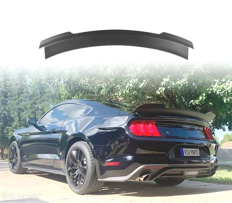 AILERON SPOILER FORD MUSTANG 15-23 PRETO MATE - 1