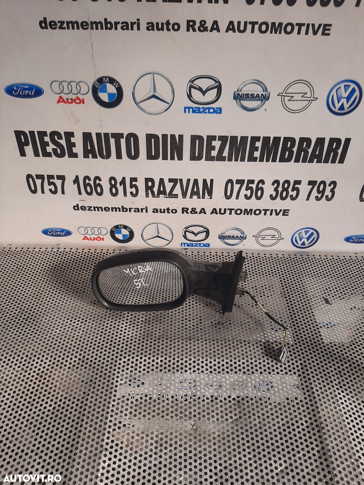 Oglinda Stanga Nissan Micra Electrica Model 2003-2004-2005-2006-2007-2008-2009 Vandut De Firma Cu G - 3
