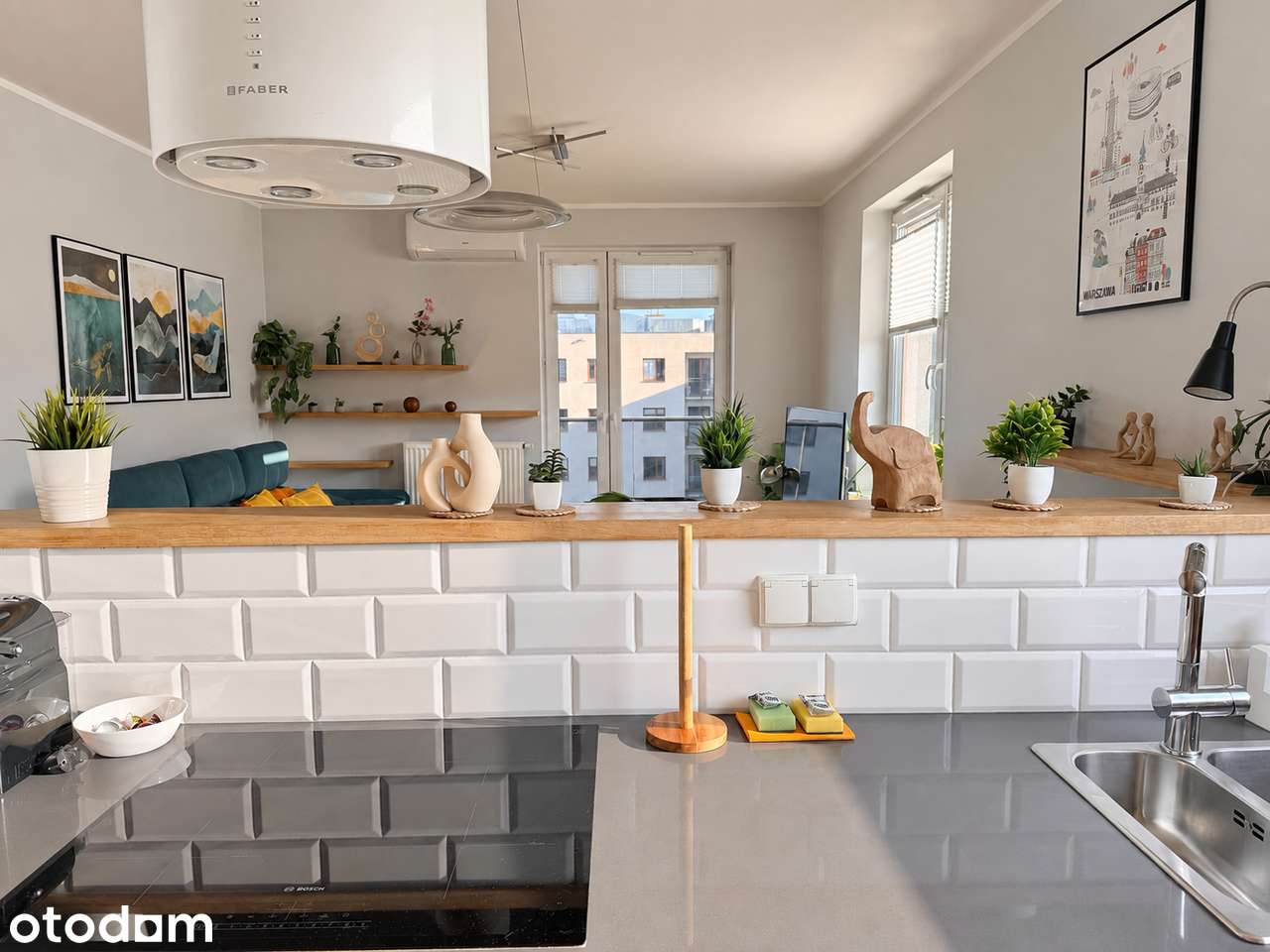 Jasne 2 pokoje 55 m² | klimatyzacja | 2 balkony | przy metrze i lesie