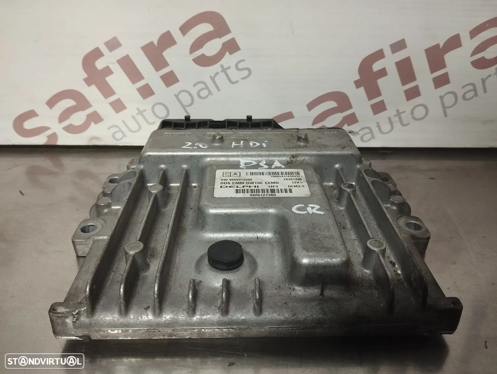 UNIDADE // CENTRALINA DO MOTOR PEUGEOT 508 / CITROEN C5 III / JUMPY / EXPERT 2.0HDI 9666912580 28381996 9806127380 - 2
