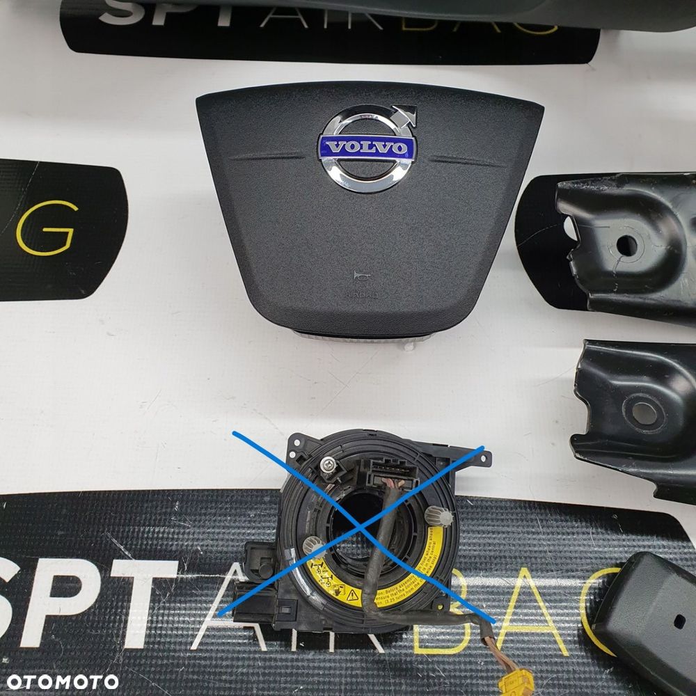 VOLVO V70 XC70 S80 LIFT DESKA ROZDZIELCZA KONSOLA KOKPIT PULPIT PODUSZKI AIRBAG AIR BAG PASY KIT SET - 7