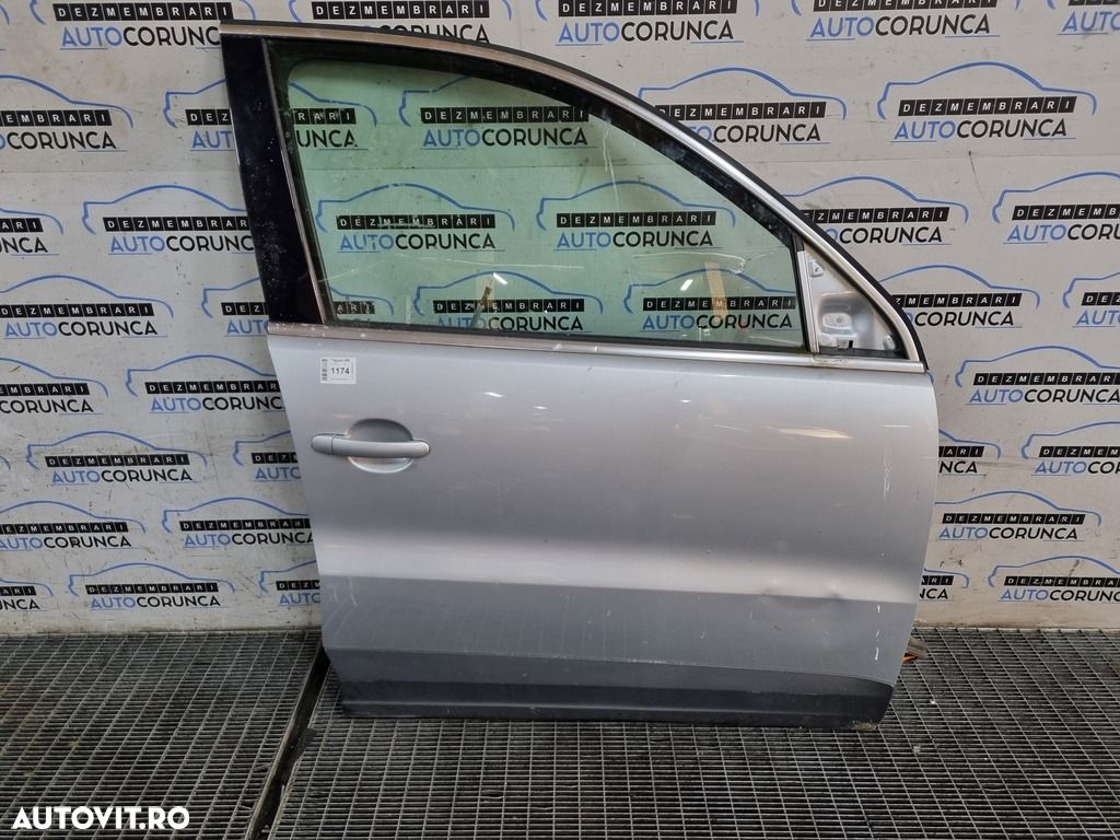 Usa Dreapta Fata Volkswagen Tiguan 5N 2008 - 2011 SUV 4 Usi GRI (1174) - 1
