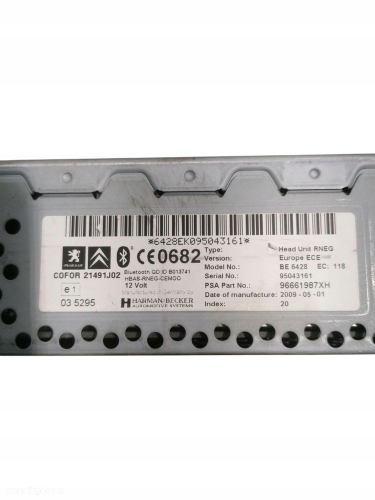 radio cd nawigacja peugeot 308 i 96661987xh - 4