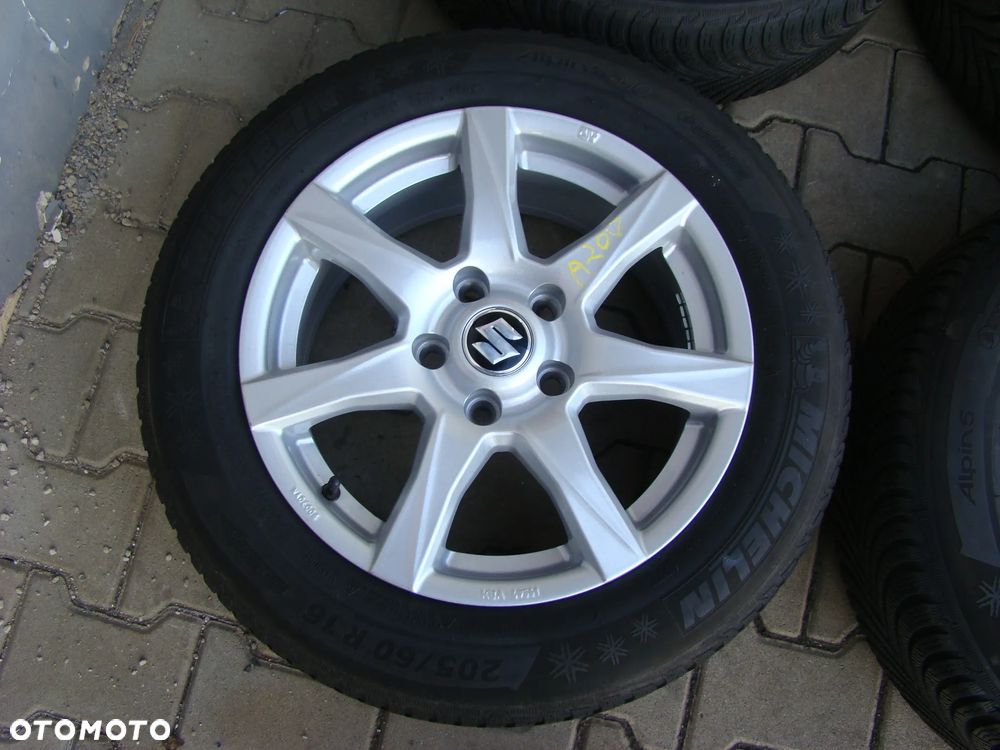 a200 5x114,3 Suzuki Sx4 S-Cross Fiat Sedici 7Jx16 Opony Zima 205/60 R16 - 2