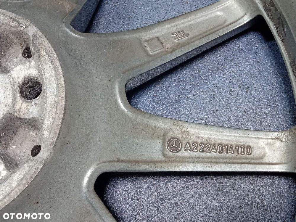 MERCEDES W222 W217 FELGI ALUMINIOWE OEM 9.5JX20H2 5X112 ET38 2 SZT - 3
