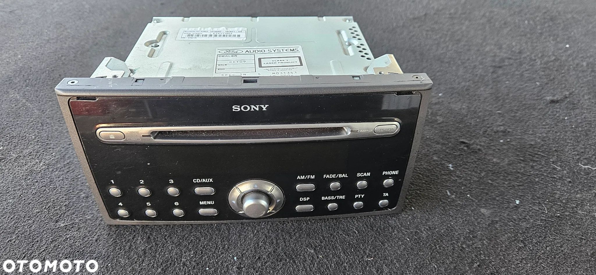 Radio fabryczne kod 4m5t-18c815-bc Ford Focus Mk2 - 1