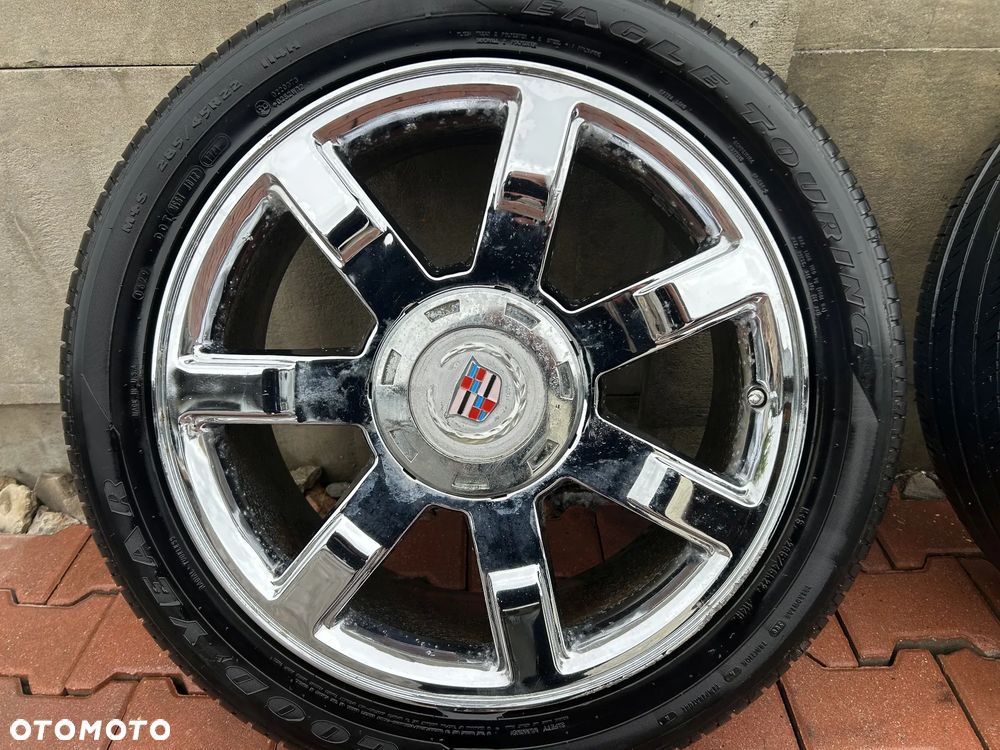 CADILLAC ESCALADE III 6,2 V8 2006-2014 FELGI ALUMINIOWE ALUFELGI 22" CHROM CHROMOWANE KOŁA LETNIE 285/45R22 - 4