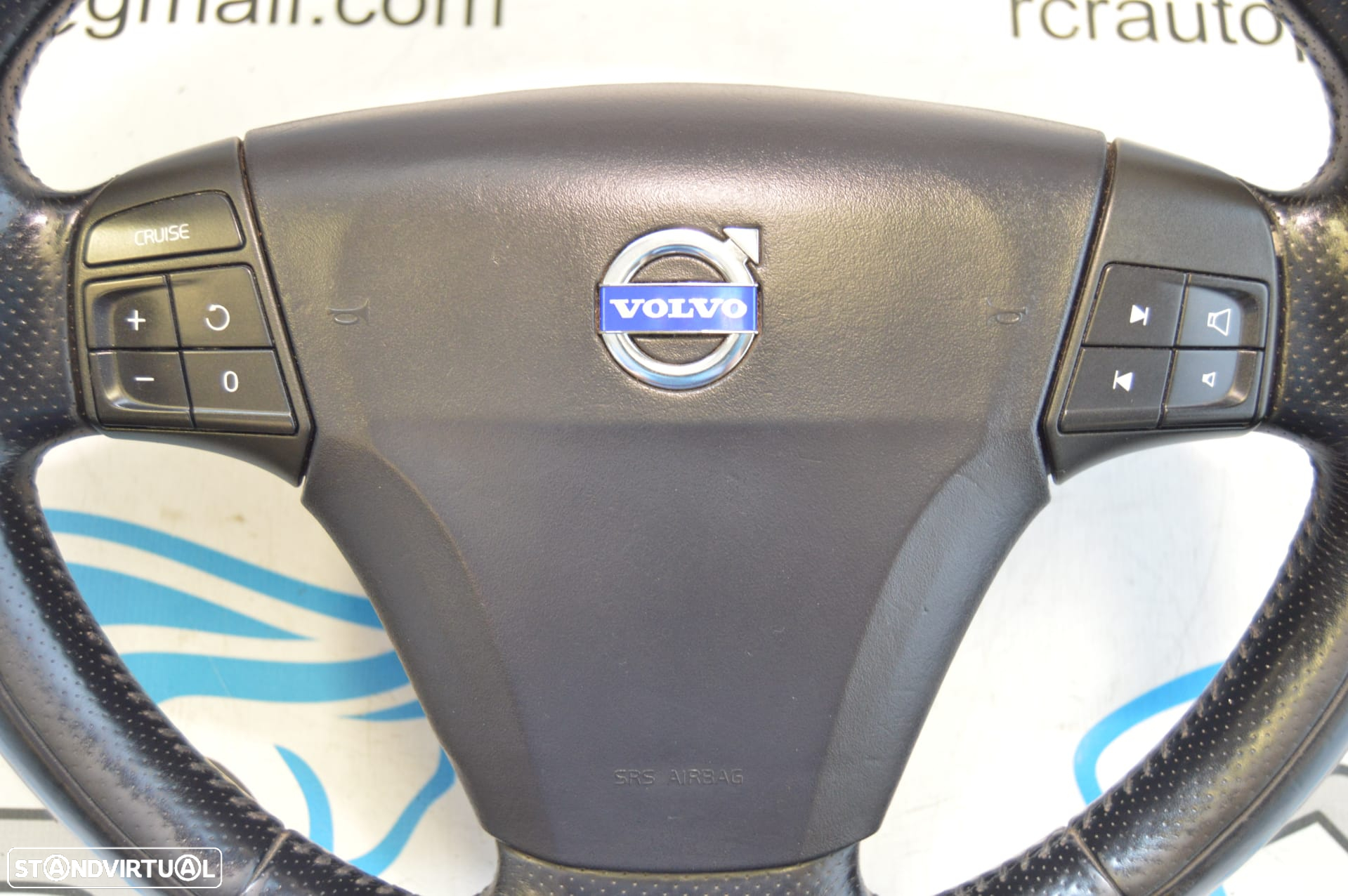 VOLANTE GUIADOR COMPLETO VOLVO C30 533 RDESIGN R-DESIGN R DESIGN PELE PERFURADA COMANDOS MULTIFUNÇÕES AIRBAG V50 V60 - 7
