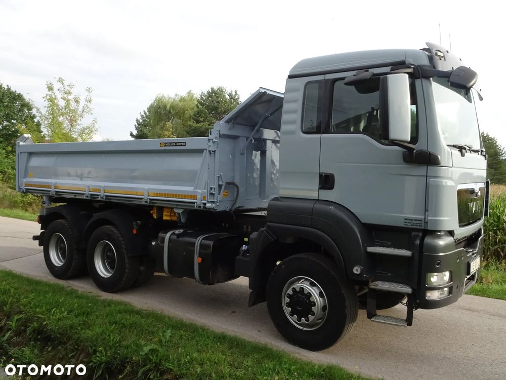 MAN TGS 26.480 6X6  Kipper Meiller 3-stronny Hydroburta stan idealny - 10