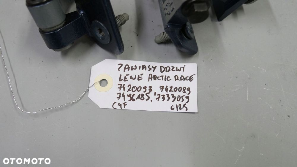 bmw g01 g22 g30 zawias drzwi lewy przód c4f arctic race 7420089 - 8