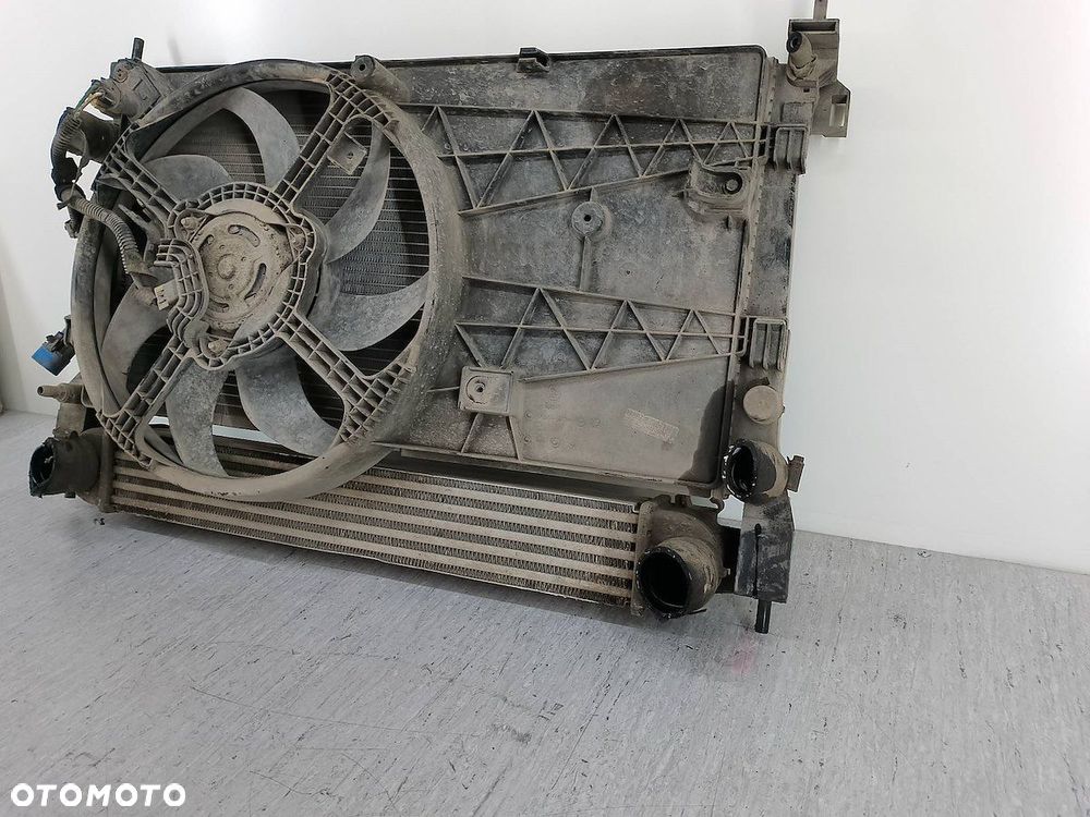 ZESTAW CHŁODNIC WODA INTERCOOLER WENTYLATOR PEUGEOT BIPPER N1495004 1.4 HDI - 3