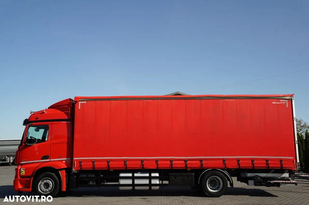 Mercedes-Benz ACTROS 1833 / CORTINĂ - 8,5 M / 4x2 / STREAM SPACE / LIFT DHOLLANDIA - 13