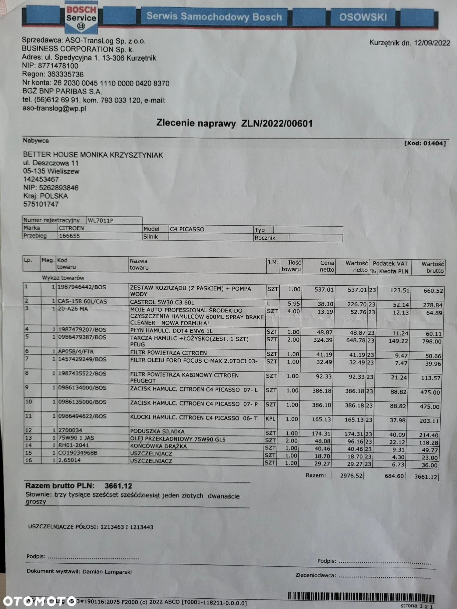 Citroën C4 Picasso 2.0i Exclusive MCP - 32