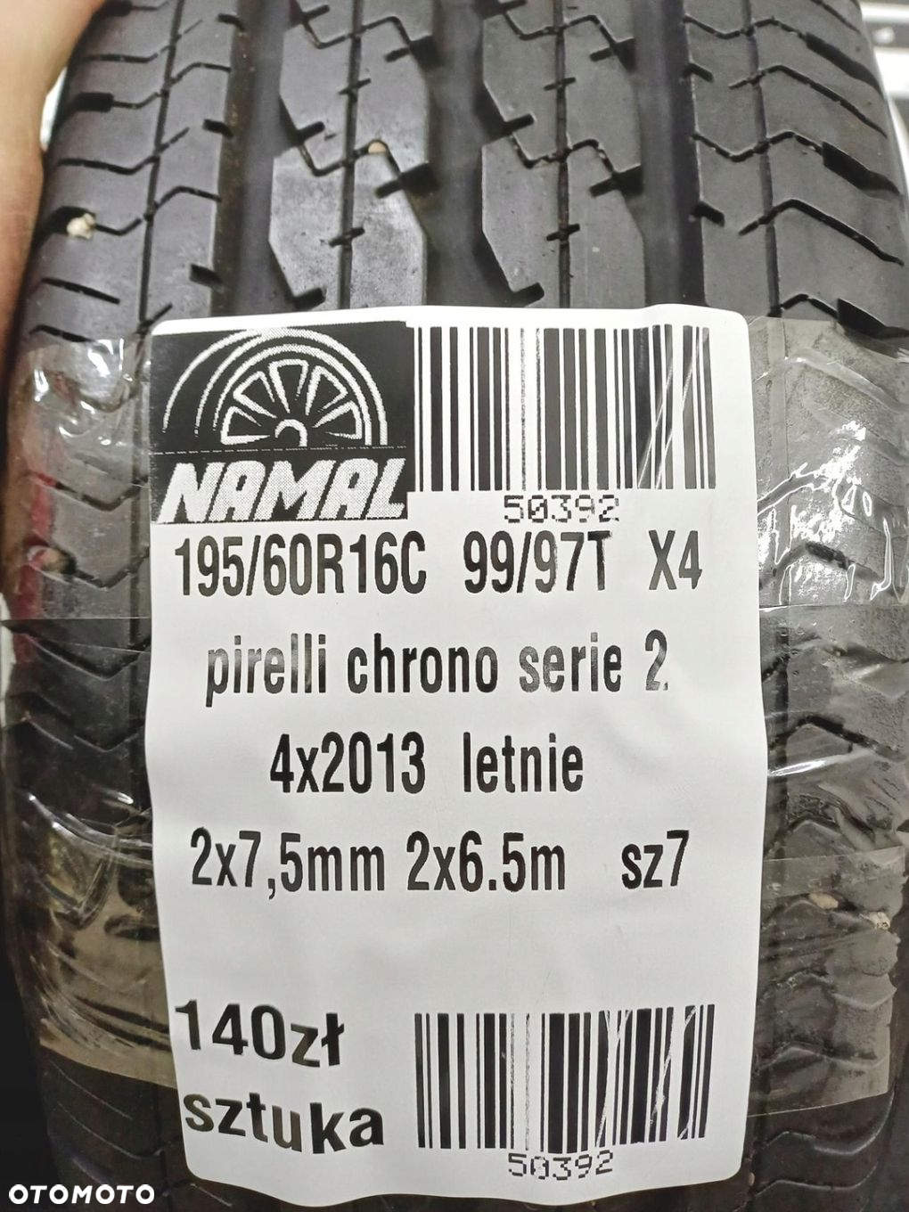 195/60R16C pirelli opony letnie 7,5mm 50392 - 10