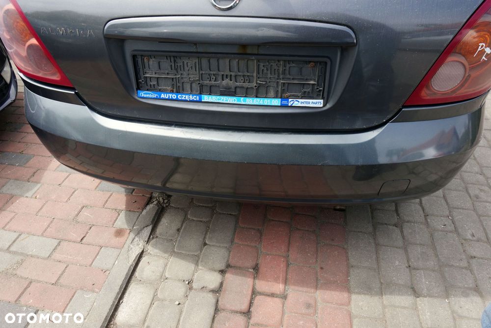 ZDERZAK TYLNY ALMERA II N16 LIFT 5D HB KY5  SZARY NISSAN 2003-2006 - 1