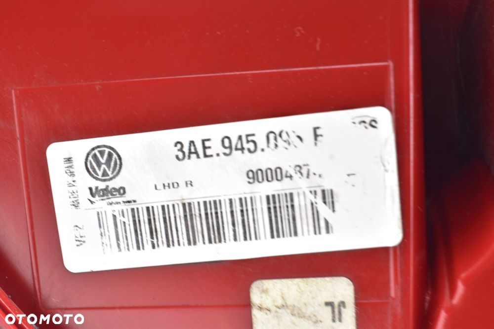 Lampa Prawy Tył w Błotnik VOLKSWAGEN PASSAT B7 SEDAN 2011R 3AE945096F - 9