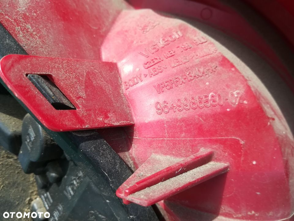 LAMPA TYŁ TYLNA LEWA PRAWA PEUGEOT 207 9649986680, 9649986580 - 3