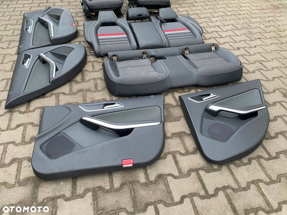 MERCEDES 176 cla 117 gla 156 amg kompletny srodek fotel boczki kanapa - 2