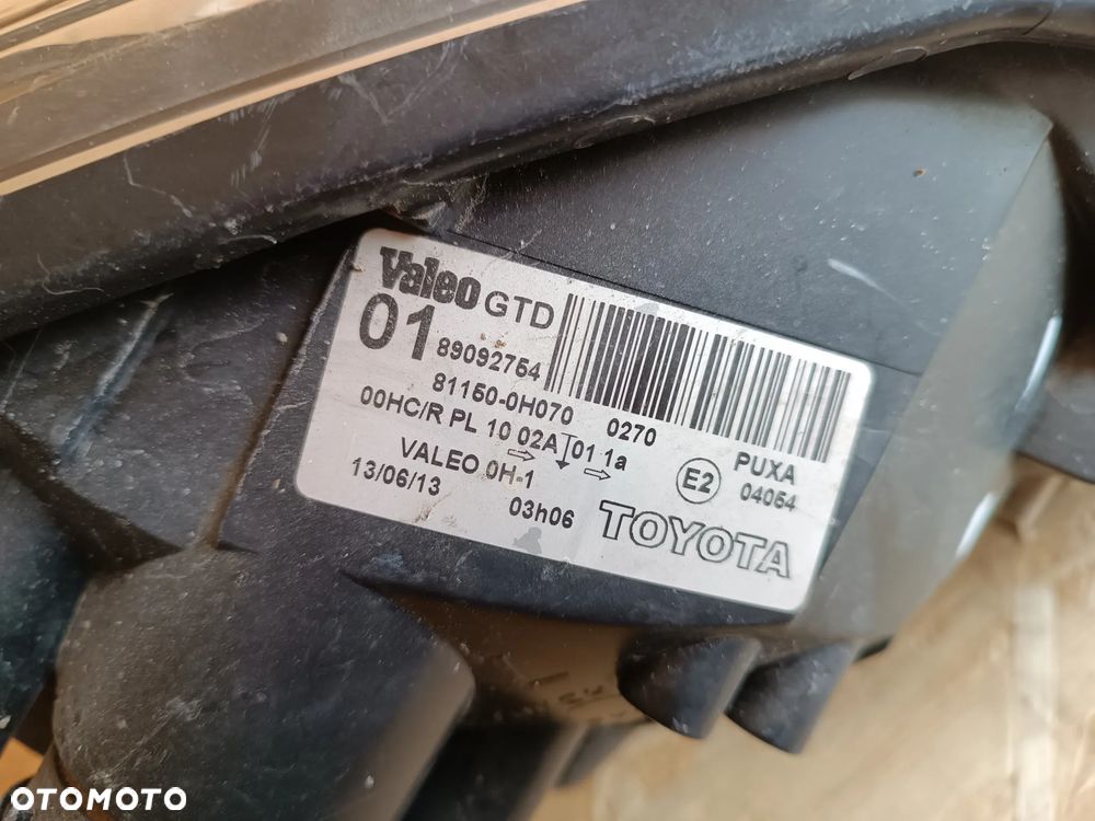 LAMPA PRZÓD PRZEDNIA LEWA TOYOTA AYGO I - 7