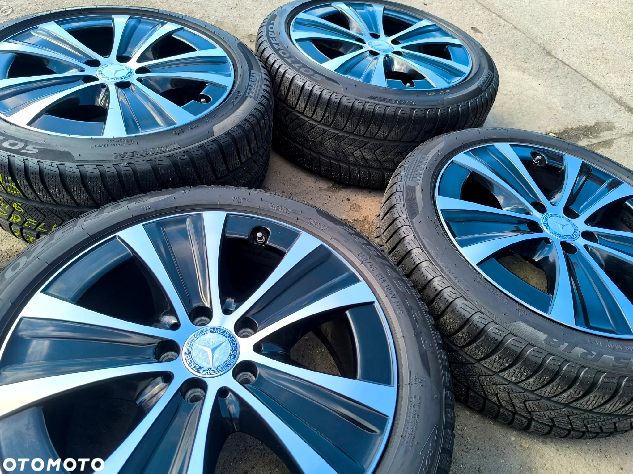 5x112 Alufelgi Felgi Aluminiowe 18 Koła Zimowe Zima MERCEDES E KLASA W212 W213 C W204 C238 A238 6,5mm 23r. Legnica ALU-RAD 245/45 275/40 - 5