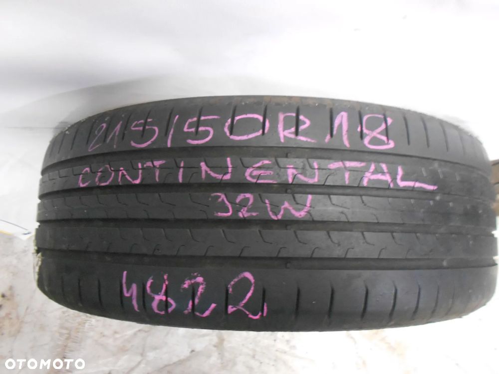 OPONA POJEDYNKA 215/50R18 CONTINENTAL ECO CONTACT 6Q AO DOT 4822 6.7MM DOT 5123 7.5MM - 1