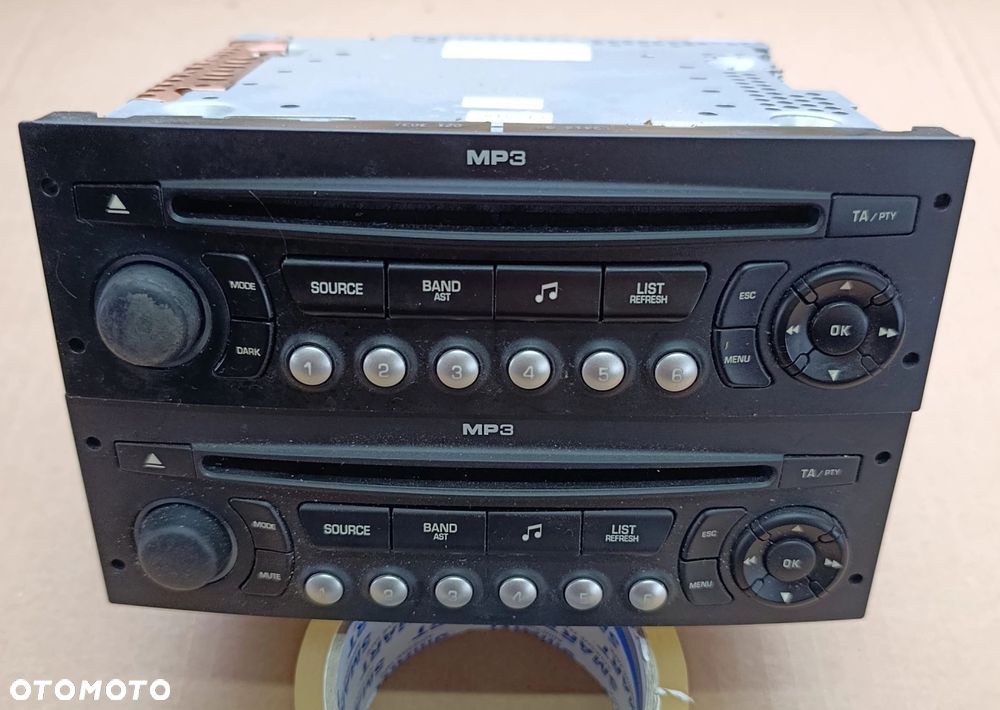 . 207 radio MP3 C4 Picasso C4 Grand Picasso Citroen Peugeot - 1