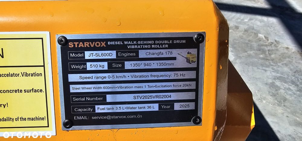 Walec wibracyjny starvox bomag - 8