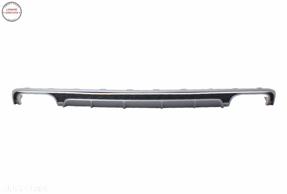 Difuzor Bara Spate Audi A6 4G Facelift S-Line (2015-2018) S6 Design- livrare gratuita - 3