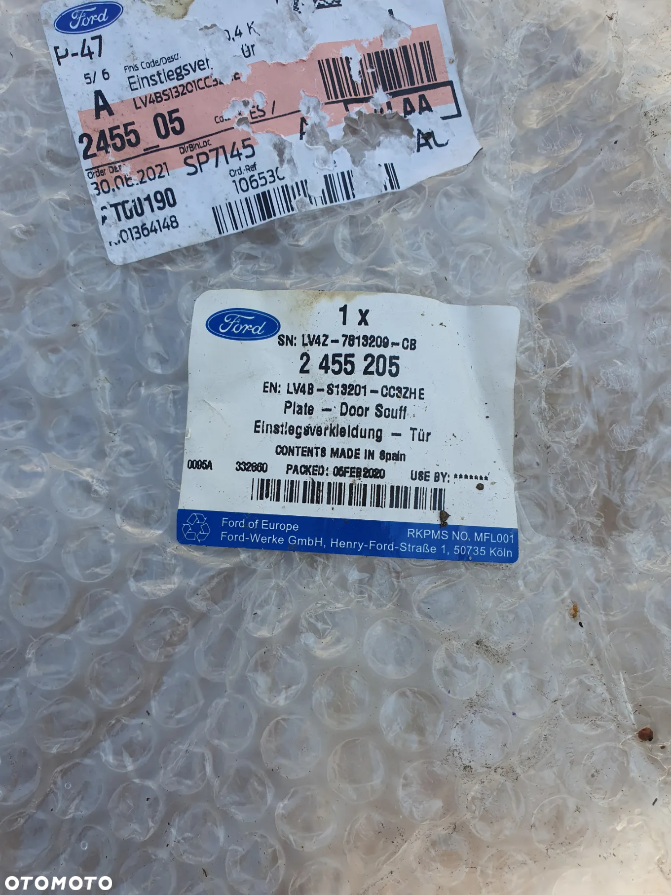 Lewa Listwa progowa przednia Ford Kuga MK-3 III Titanium LV4B-S13201-CC3ZHE 2455205 LV4B-S13201-CGW Listwa na próg lewy przód Ford Kuga III MK-3 TITANIUM - 11
