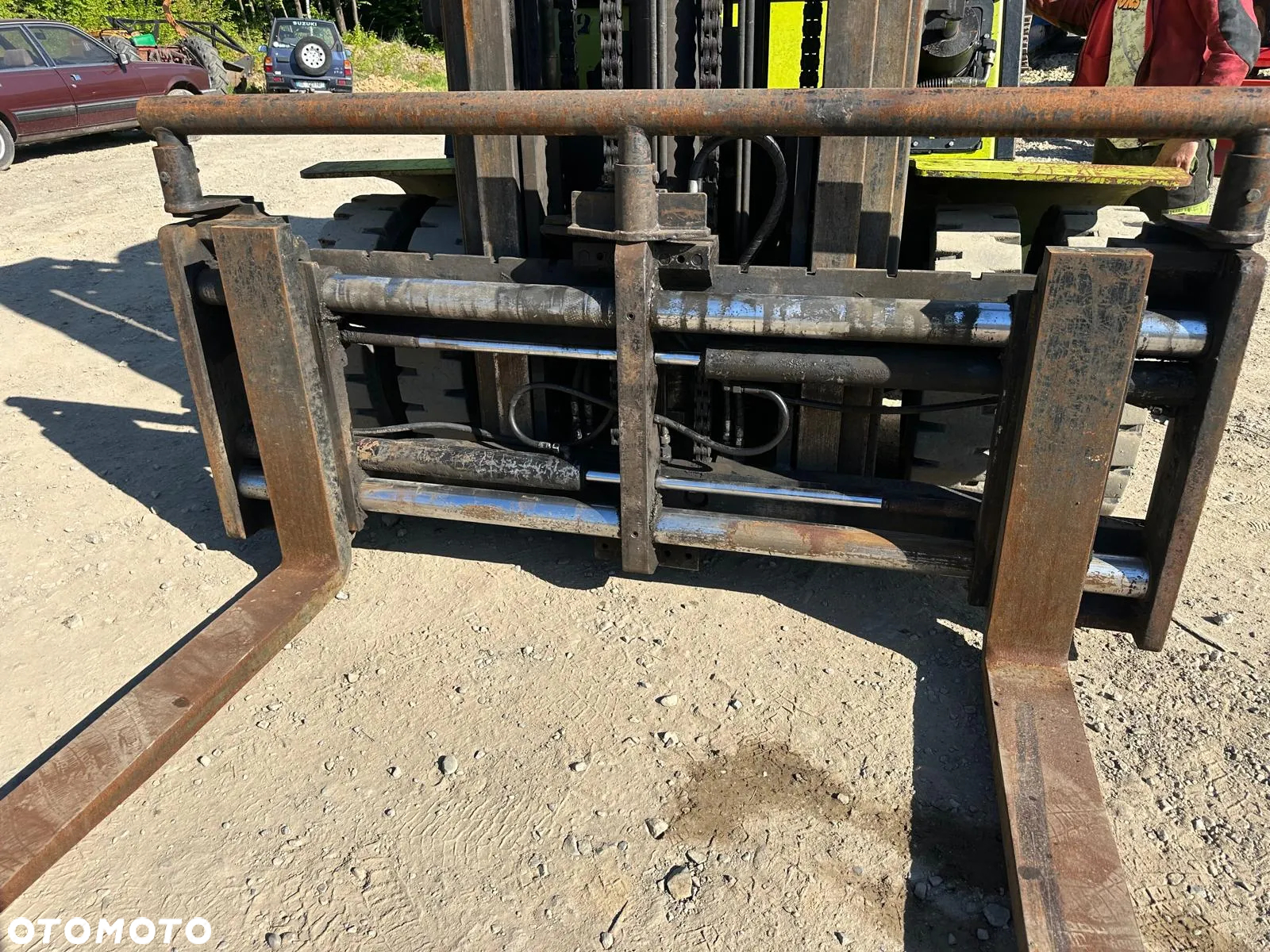 Clark Wózek Widłowy Widlak CLARK Diesel TDL Przesuw Boczny Udźwig 6 Ton - 7