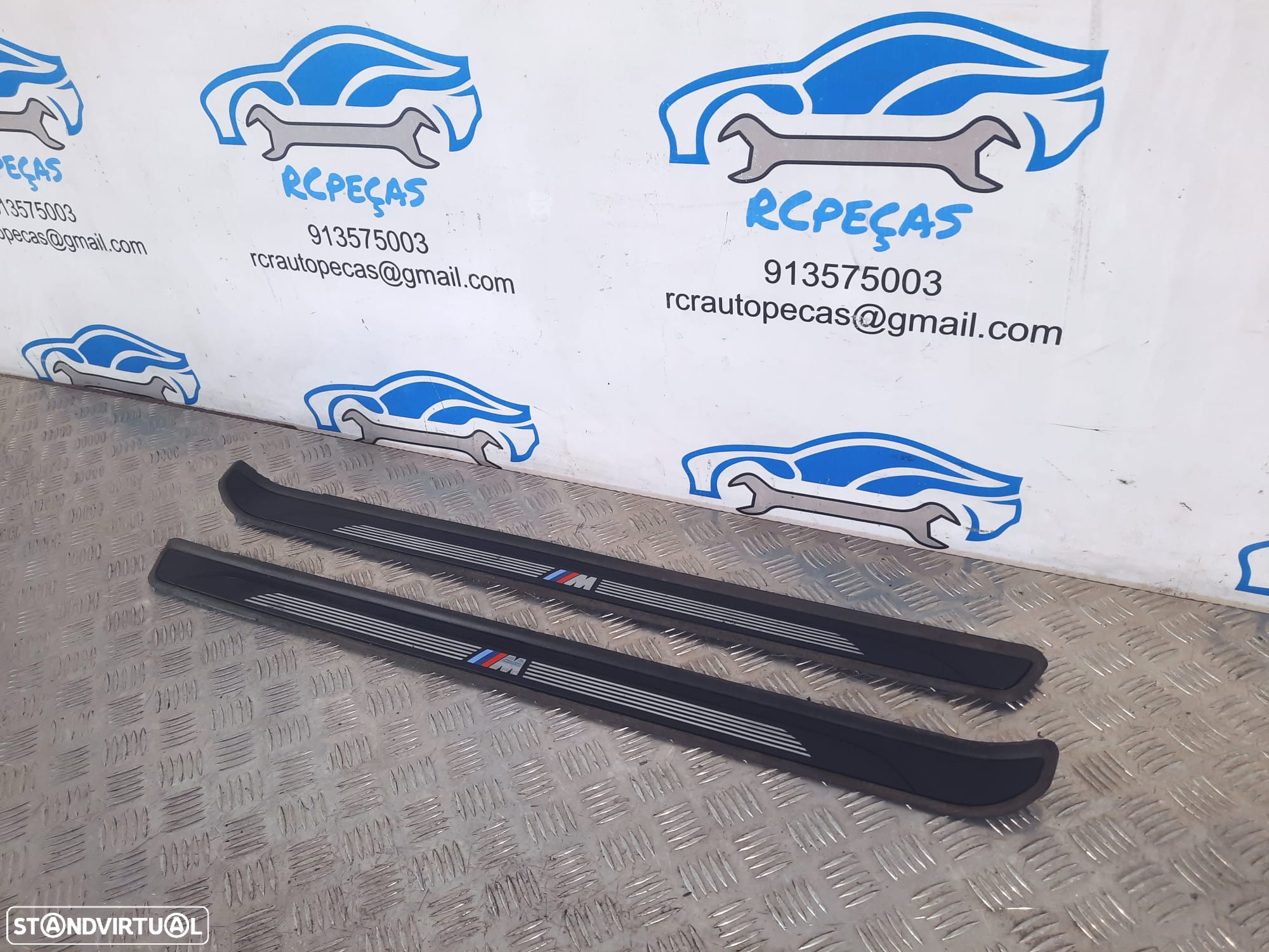 SOLEIRA SOLEIRAS BMW SERIE 1 E81 E82 PACK M 514780452919 51478045291 80452919 8045291 PROTEÇÃO PLACA PLACAS PÉ PORTA FRENTE FRONTAL - 4