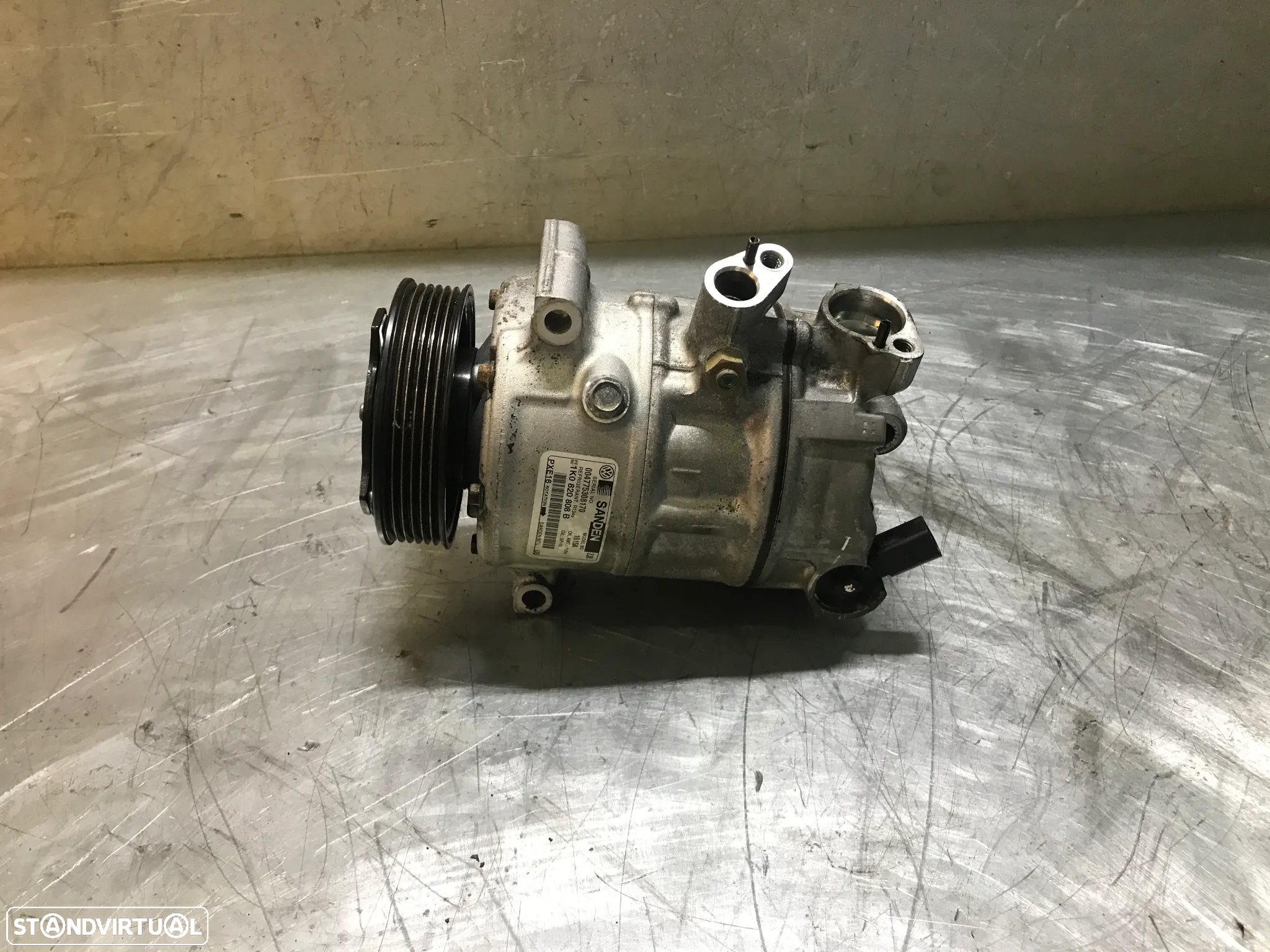 COMPRESSOR AC VOLKSWAGEN GOLF VI / AUDI / SEAT 1.6TDI 1K0820808B PXE16 - 3