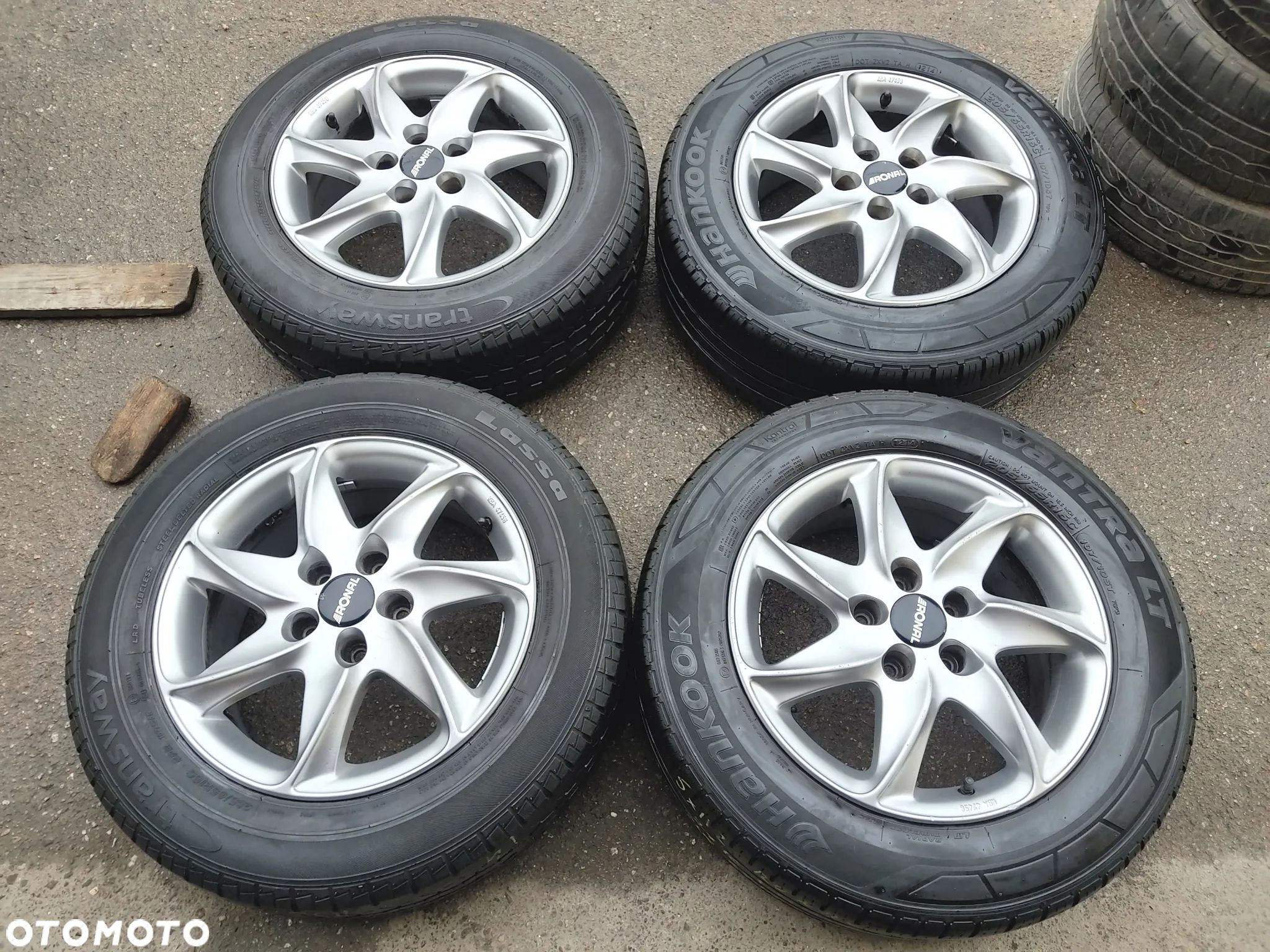 5x112 Alufelgi Felgi Aluminiowe Koła Letnie Lato 16C 16 MERCEDES V KLASA VIANO VITO W639 W638 VW T4 Transporter Caravelle Multivan Legnica ALU-RAD 205/65 6,5mm - 1
