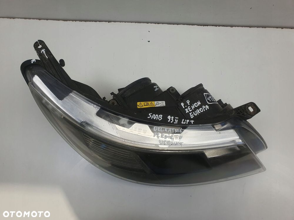 LAMPA PRAWA Saab 9-3 II LIFT 07-11r PRZEDNIA PRAWY PRZÓD europa xenon - 2
