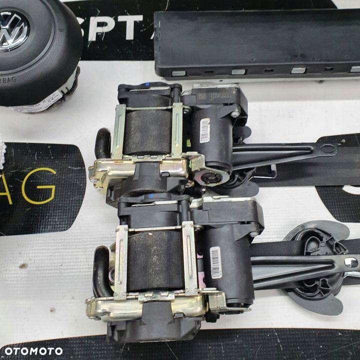 VOLKSWAGEN TIGUAN II 2 5NA DESKA ROZDZIELCZA KONSOLA KOKPIT PULPIT PODUSZKI AIRBAG AIR BAG PASY KIT SET - 10
