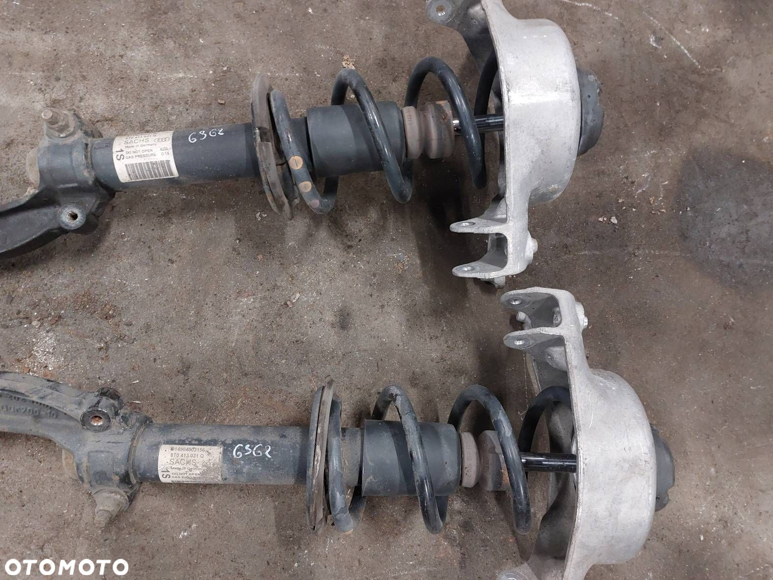 AMORTYZATOR + SPRĘŻYNA LEWY PRZÓD + PRAWY PRZÓD AUDI A5 8T 8T0413031Q - 3