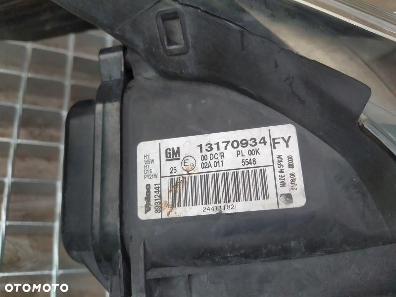 REFLEKTOR 2 SZT KPL EUROPA BIKSENON SKRĘTNY OPEL VECTR C LIFT 13170934 - 15