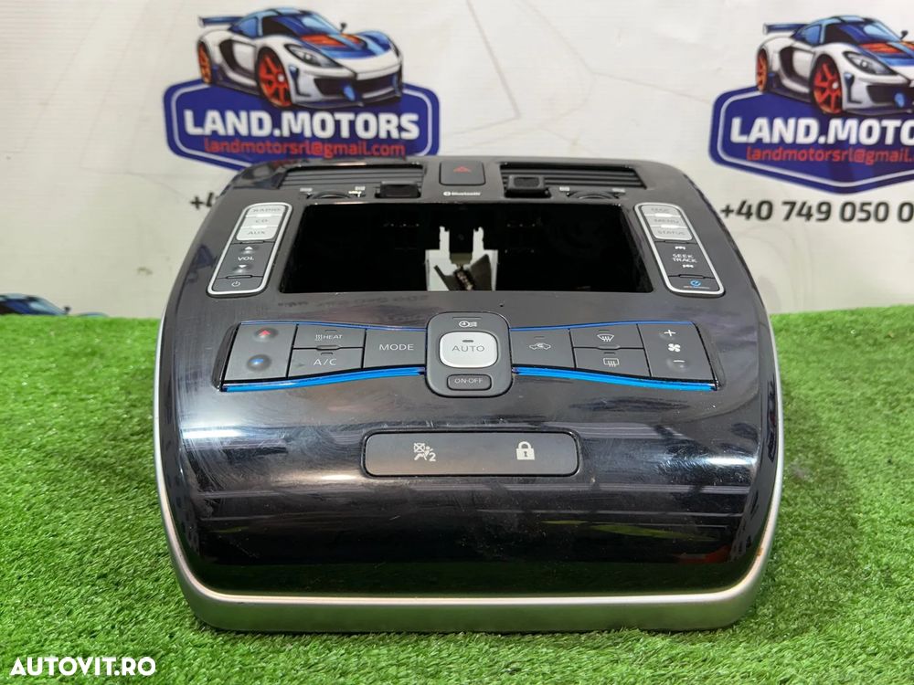 PANOU CENTRAL COMANDA CLIMA AUDIO NISSAN LEAF EM57 ELECTRIC 2016 COD OEM 682603NLOA 687513NLOA 2011-2017 - 1