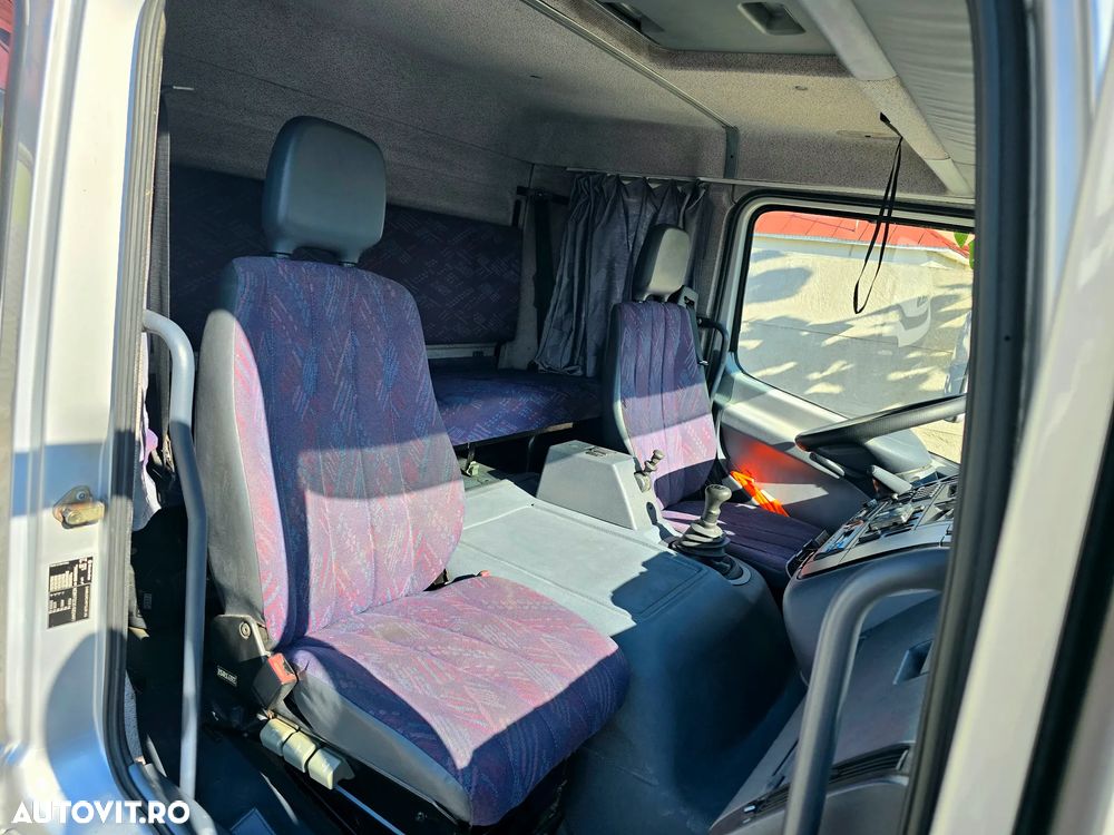 Mercedes-Benz ATEGO 1023 PLATOU HIDRAULIC INOX 6M  + FURCA SI 6 LOCURI - 8