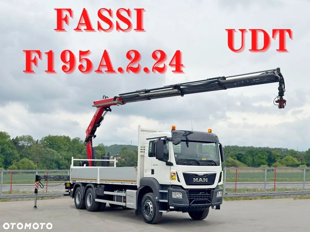 MAN TGS 26.360 * FASSI F195A.2.24 + PILOT * STAN BDB / 6x4 - 1