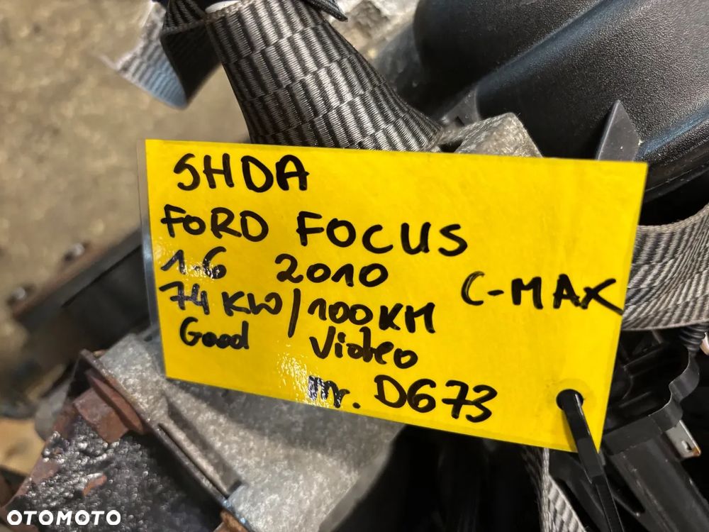 SILNIK KOMPLETNY Ford Focus II MK2 1.6 16V 100KM SHDA SHDB HWDA HWDB film video - 3