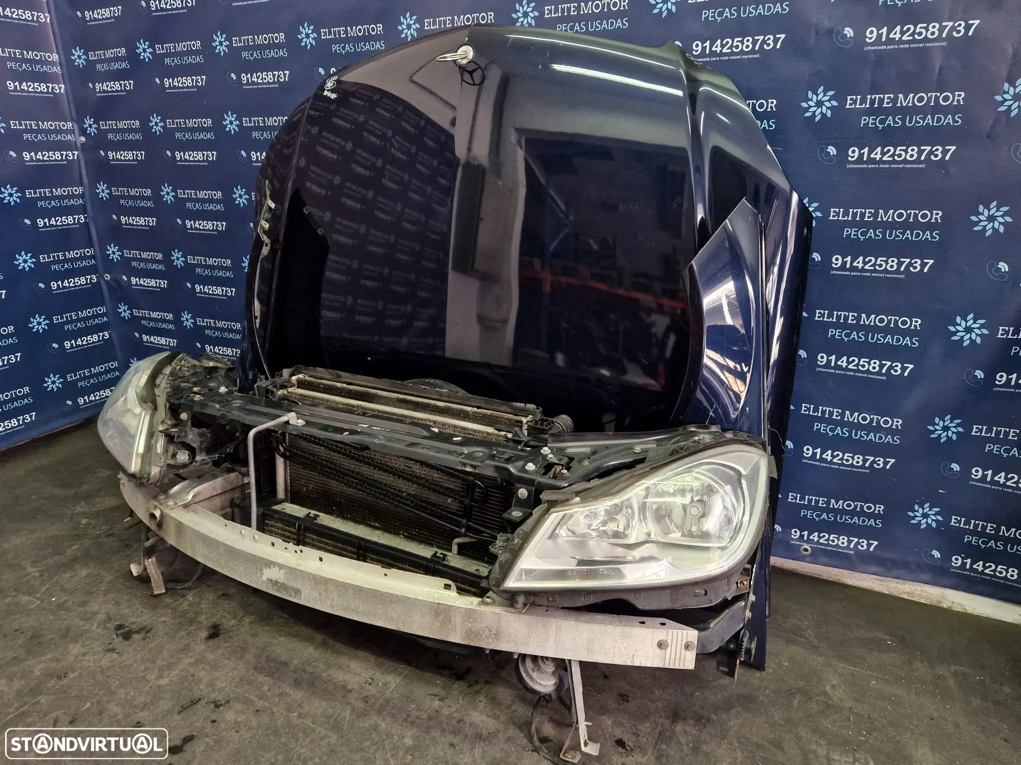 Frente completa usada MERCEDES CLASS C W204 FACELIFT FASE 2 CDI parachoques oticas capot guardalamas reforço - 7