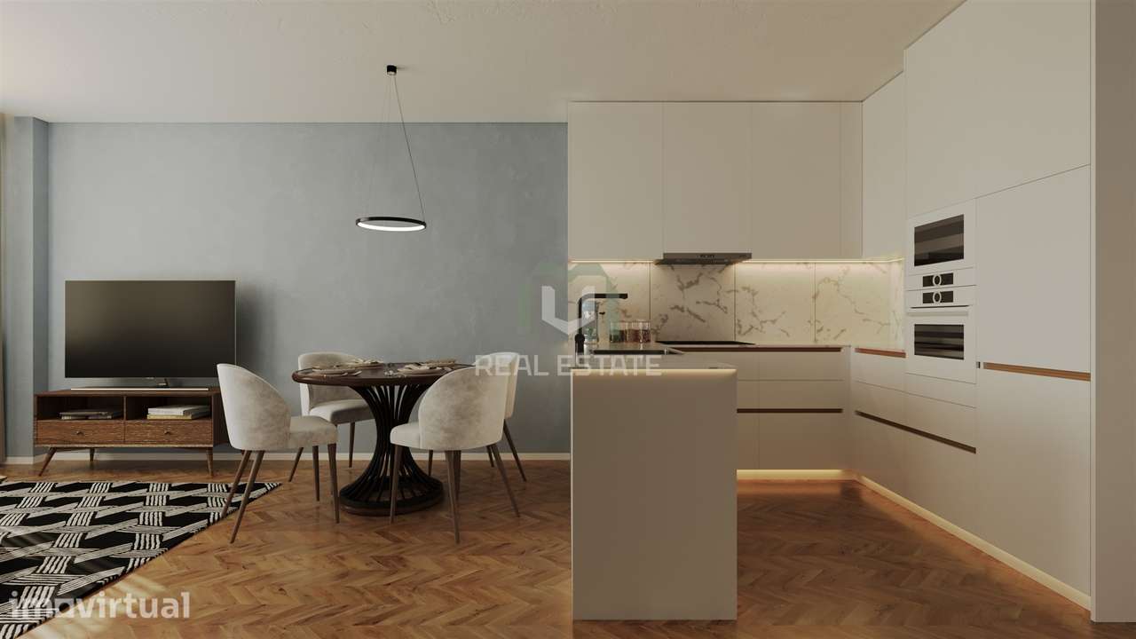 Apartamento T1 NOVO em Santa Catarina, Porto - Grande imagem: 2/9